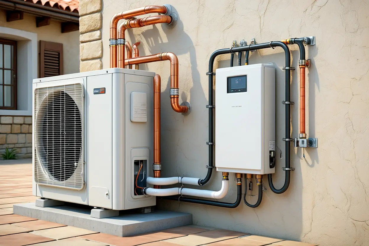 Schéma raccordement pompe à chaleur