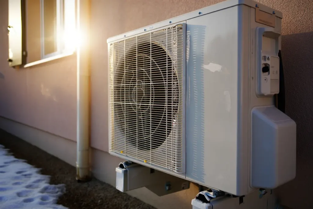 Pompe à chaleur en hiver