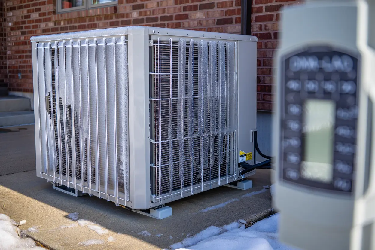 Unité extérieure de PAC par températures négatives