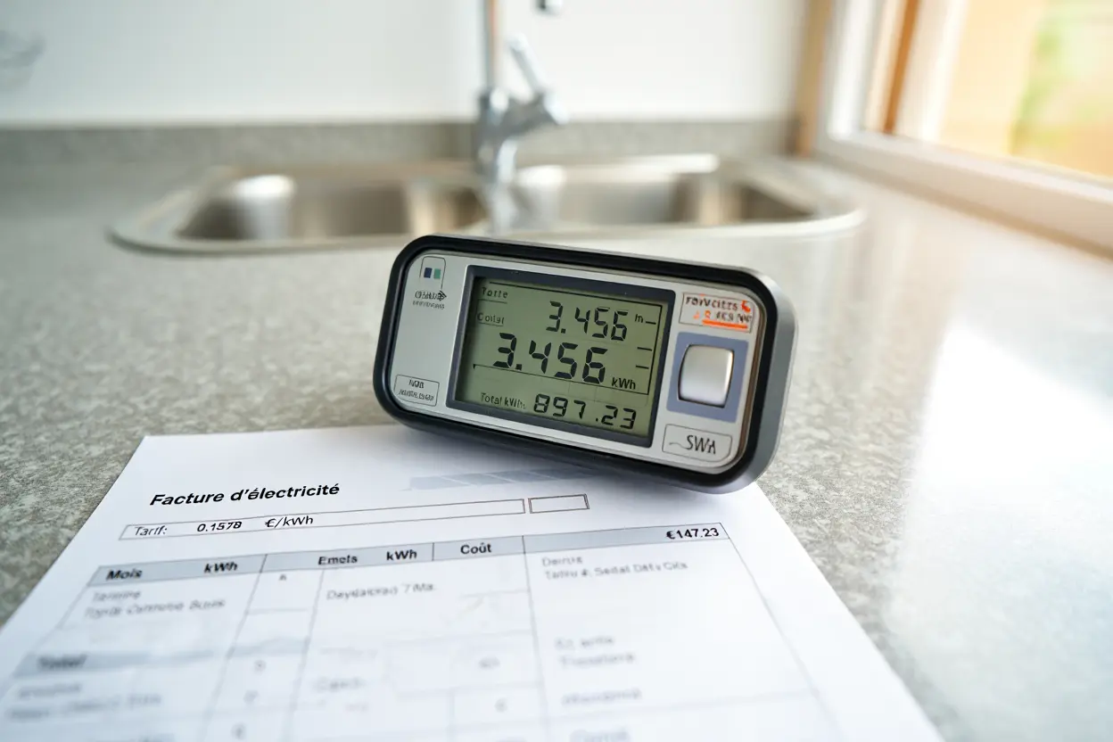 Compteur électrique et facture