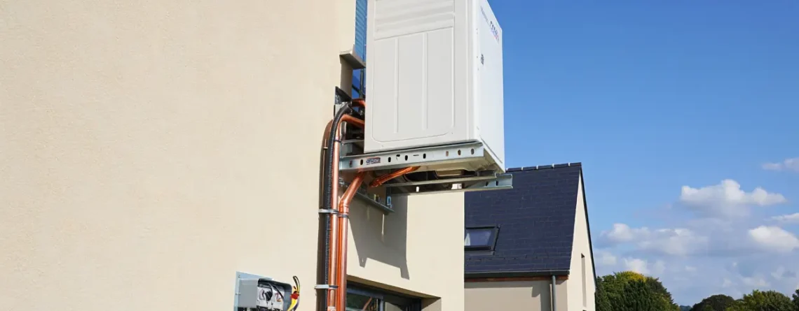 Pompe à chaleur air-eau installée