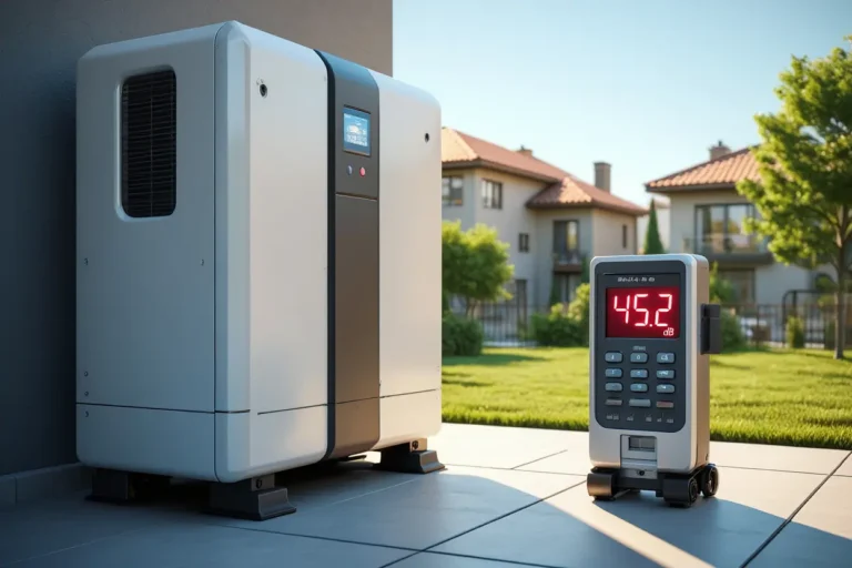 Mesure acoustique pompe à chaleur