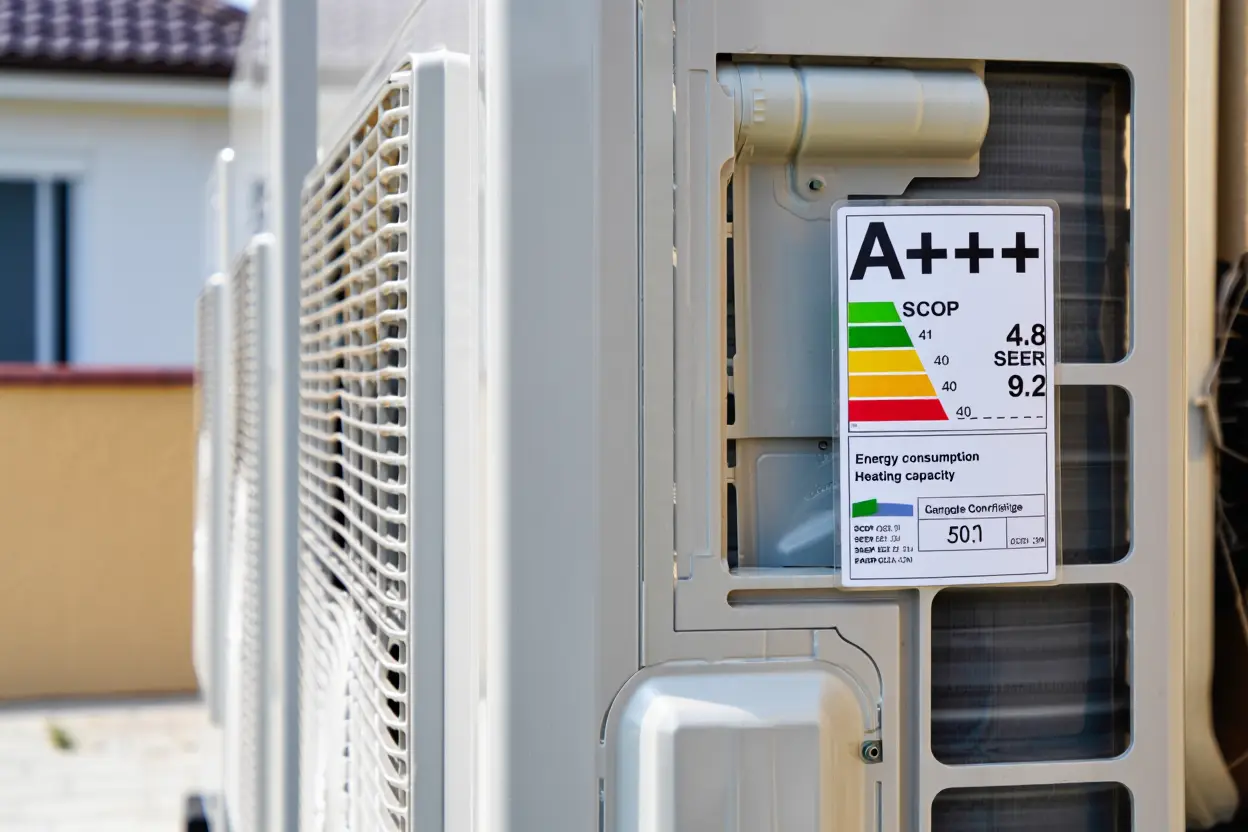 Étiquette énergétique pompe à chaleur