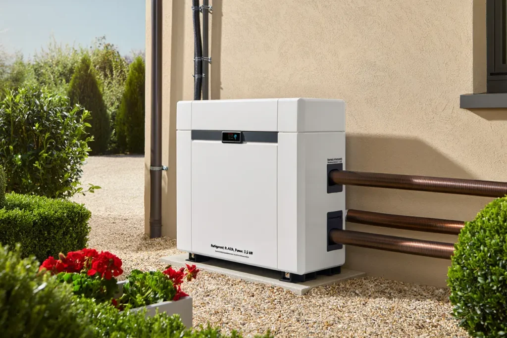 Pompe à chaleur installée