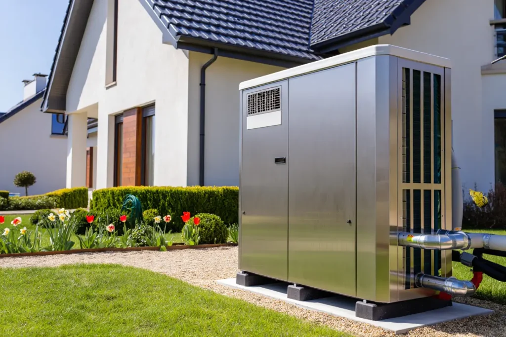 Pompe à chaleur air-eau installée