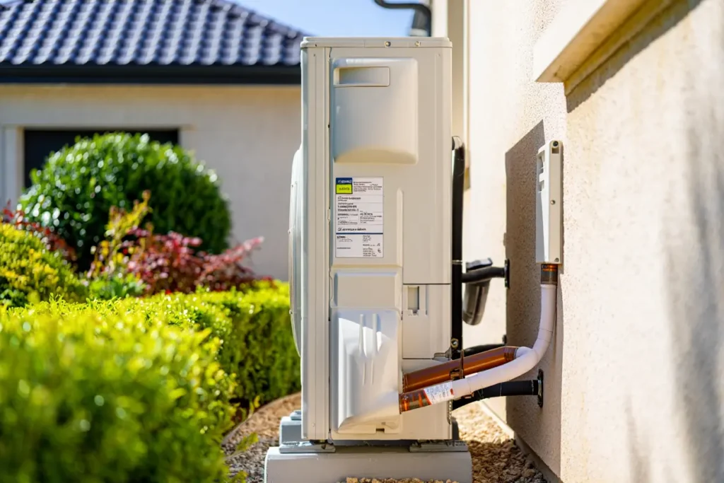 Installation d'une pompe à chaleur air-eau