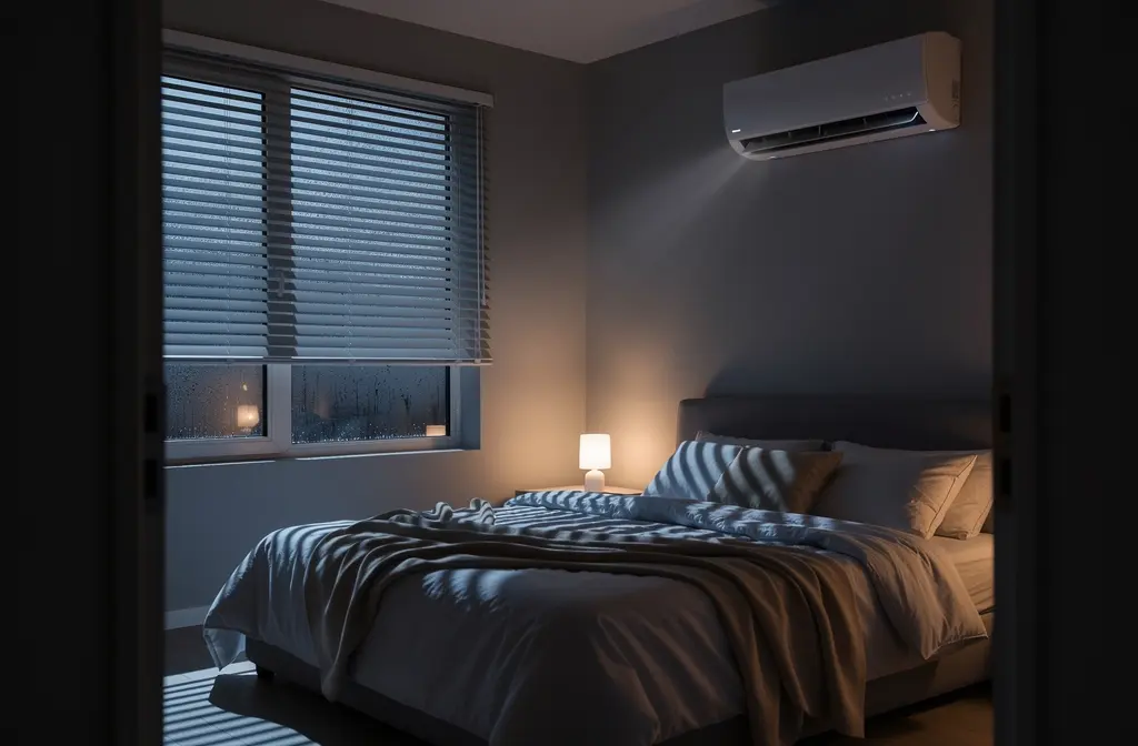 Chambre climatisée pour un sommeil optimal