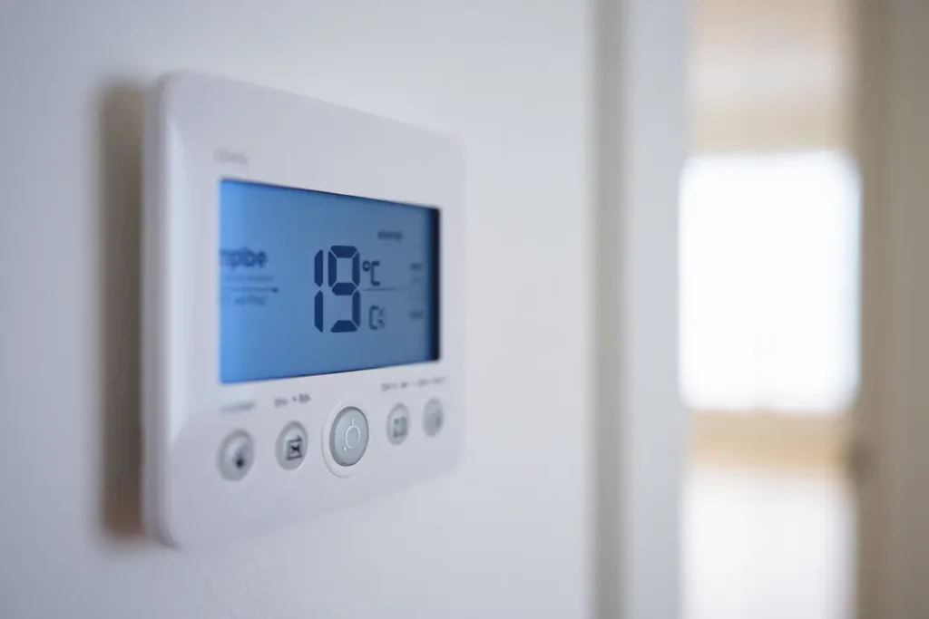 Thermostat programmable pour chauffage au gaz