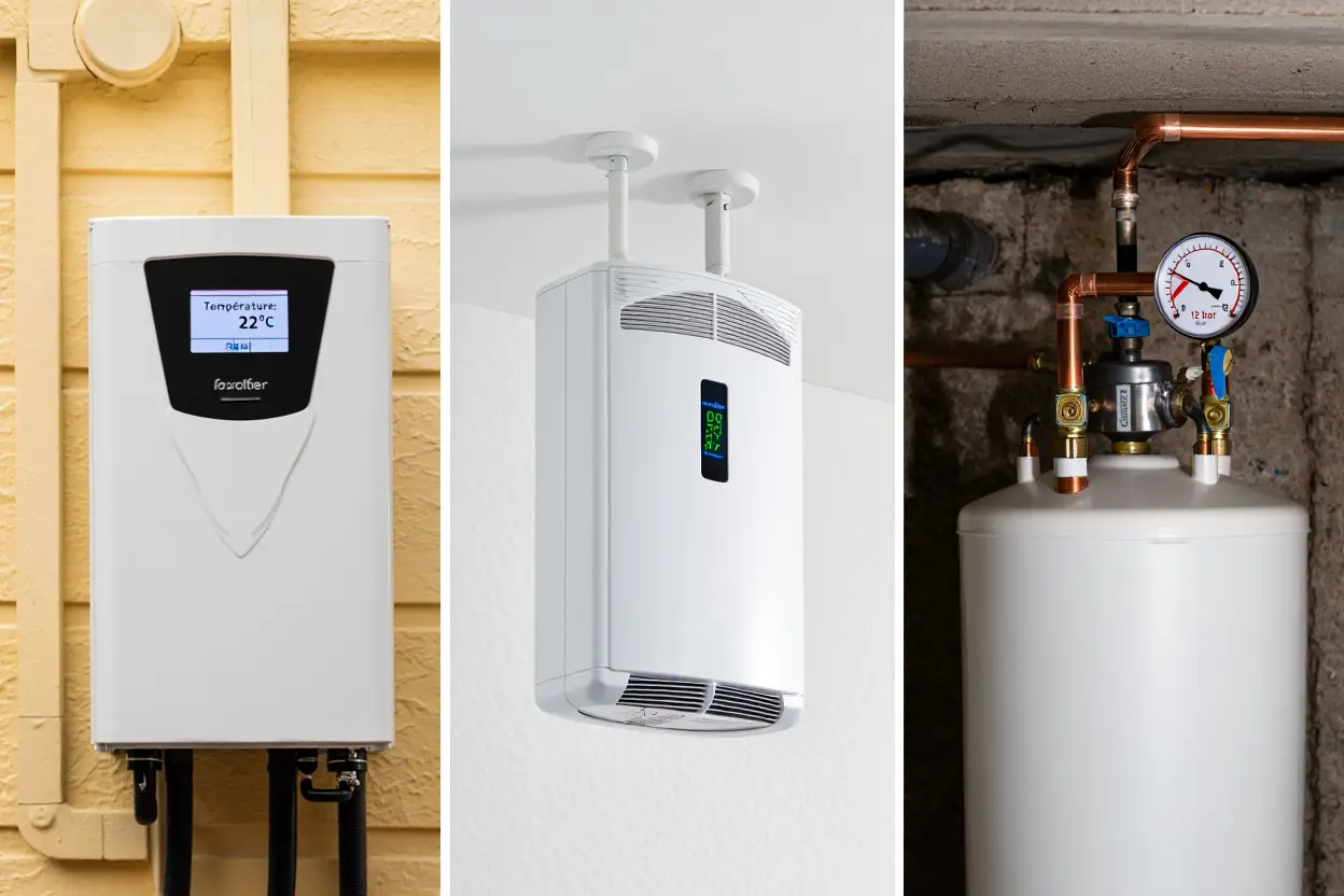 Types pompes à chaleur