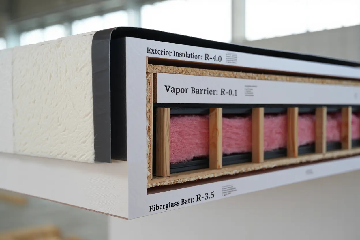 Coefficient d'isolation construction moderne