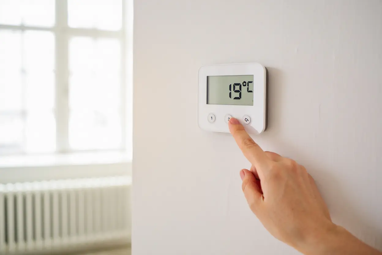 Réglage thermostat chauffage hiver