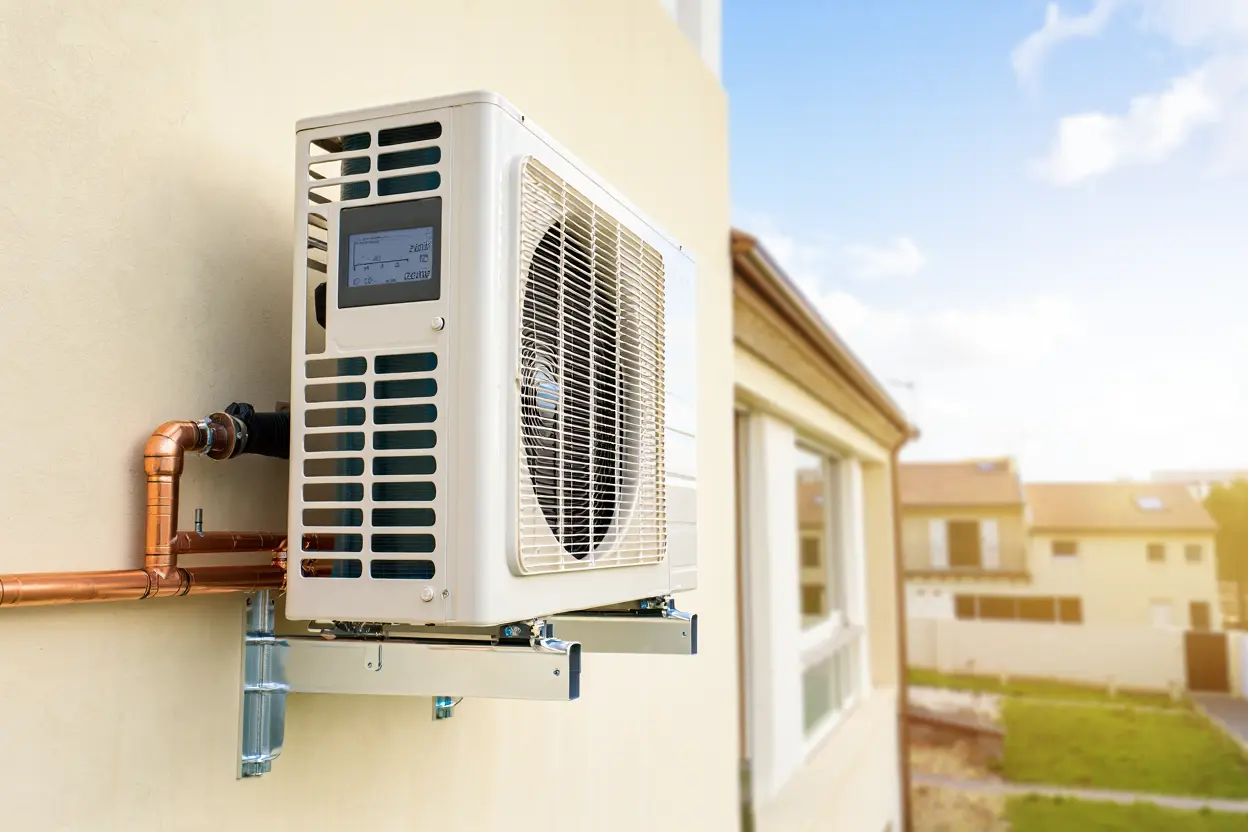 Installation pompe à chaleur air-eau résidentielle