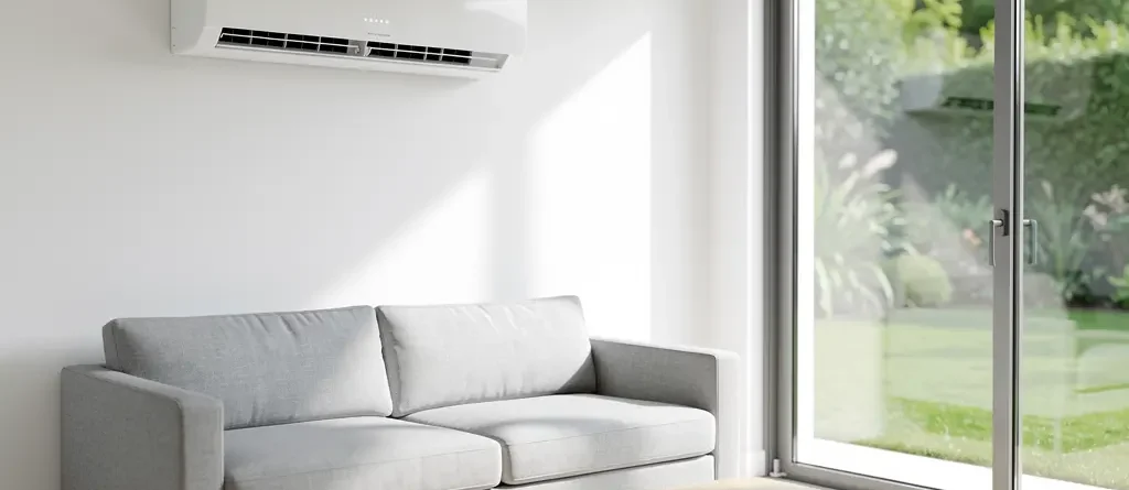 Unité intérieure de climatiseur split en salon
