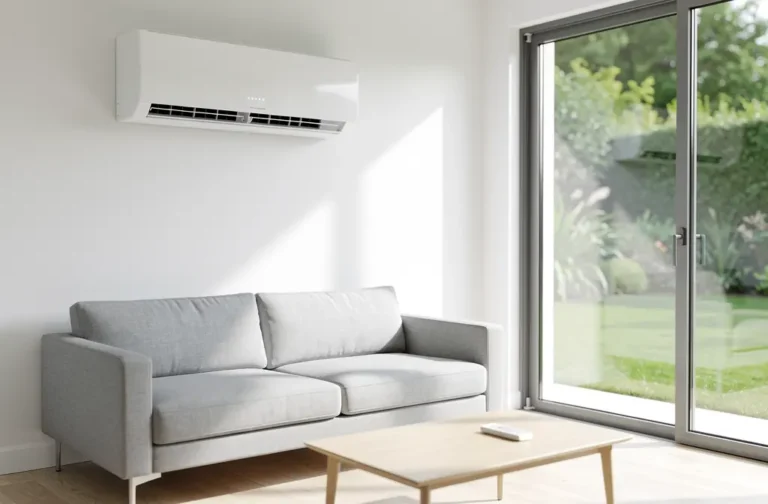 Unité intérieure de climatiseur split en salon