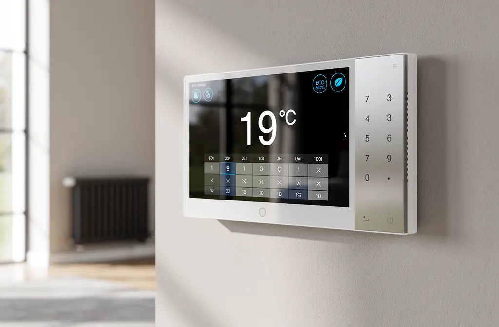 Thermostat connecté pour optimisation énergétique