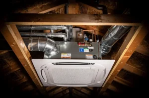 Unité plenum gainable dans les combles