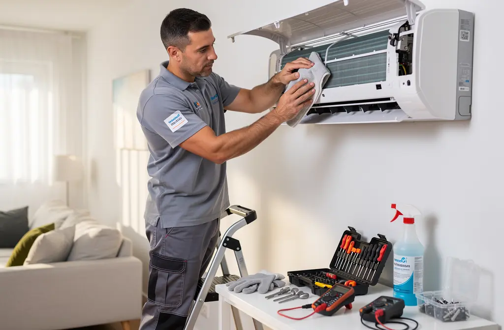 Entretien professionnel de climatisation
