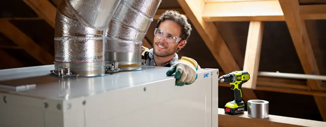 Installation VMC double flux par professionnel