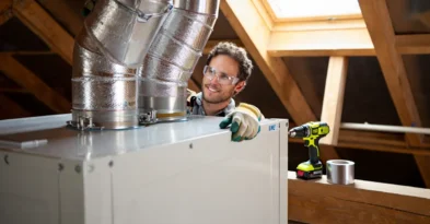 Installation VMC double flux par professionnel