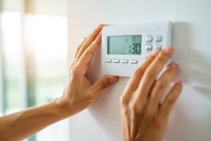 Réglage horloge thermostat programmable