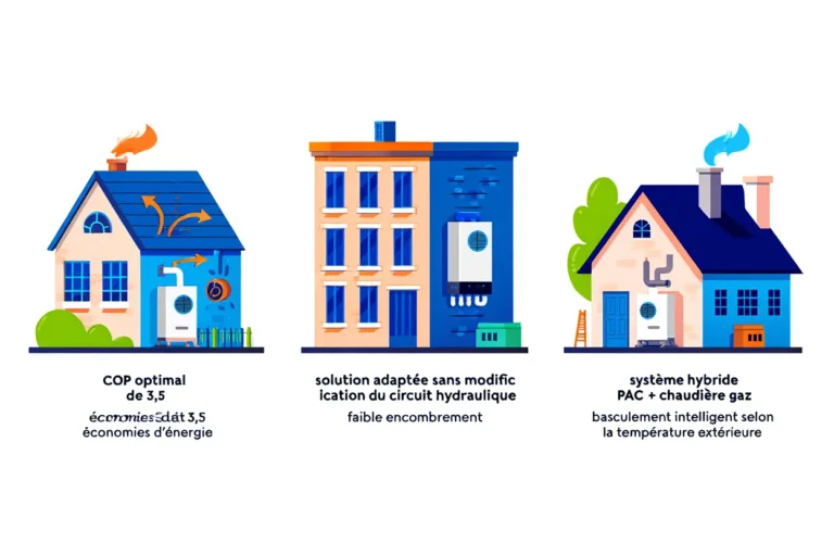 Trois configurations d'installation PAC selon le logement