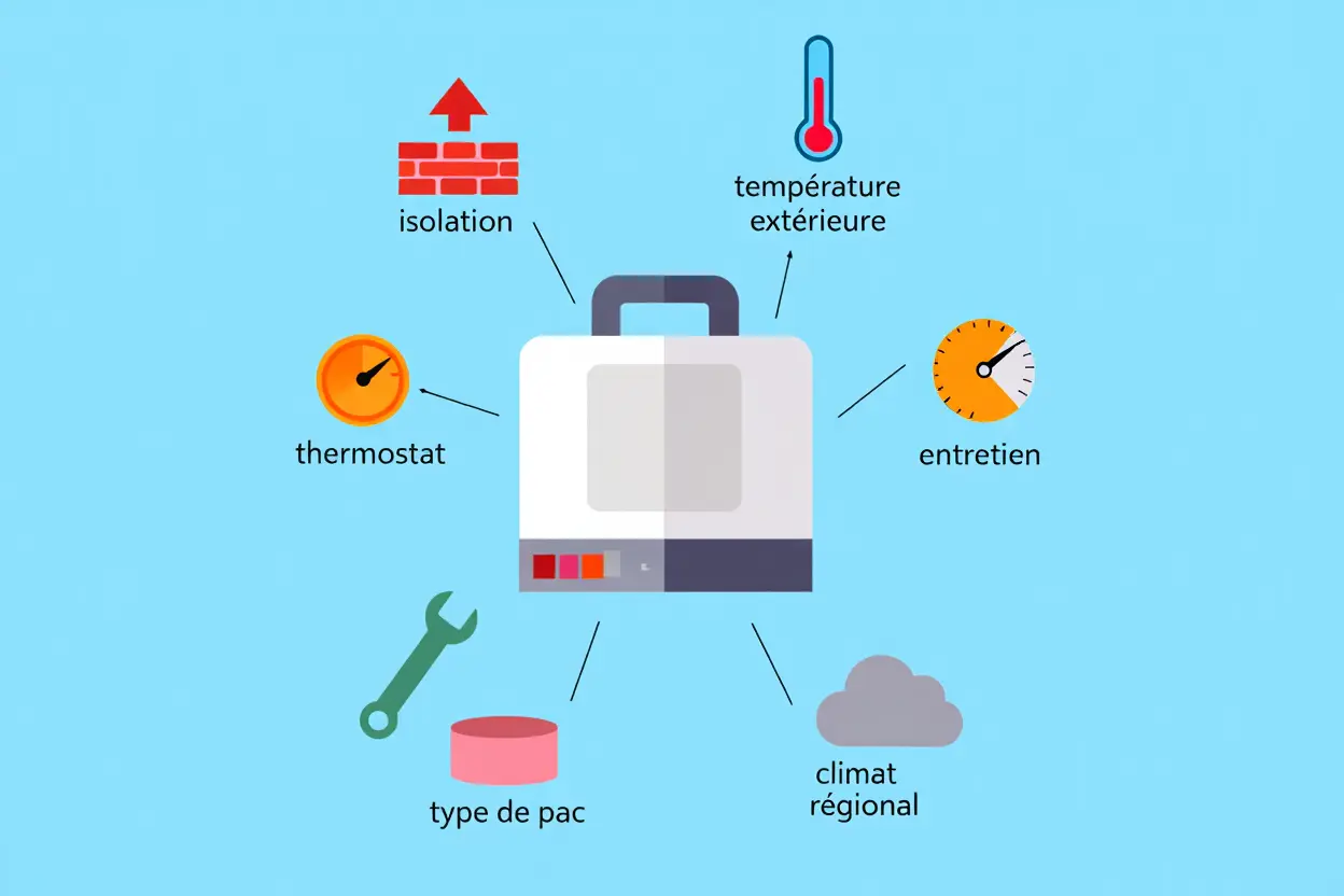 Facteurs consommation PAC
