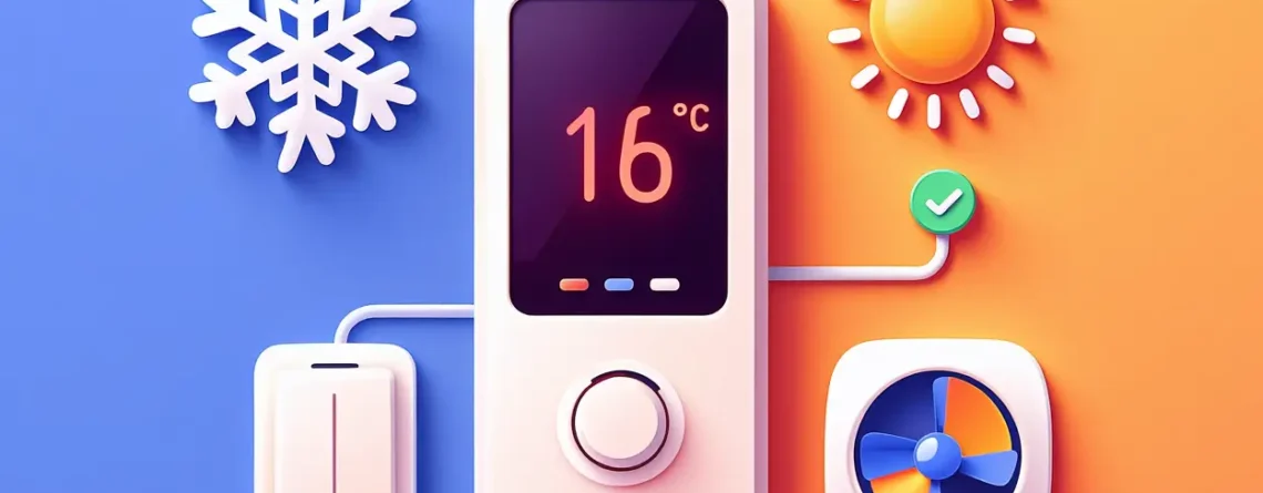 Thermostat avec modes de fonctionnement