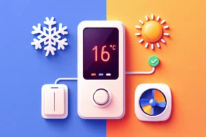 Thermostat avec modes de fonctionnement