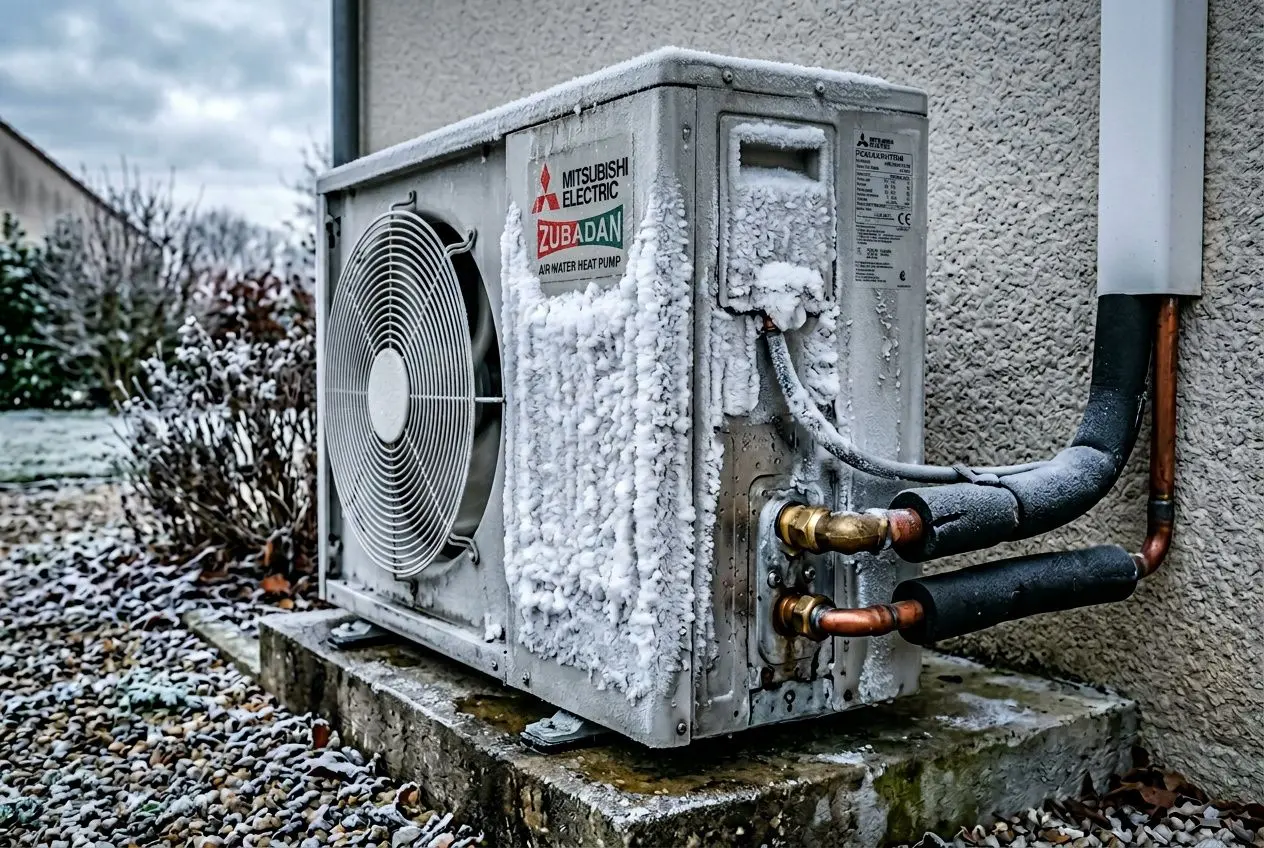 Unité extérieure avec givre excessif